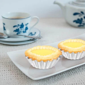  6 Piezas Huevo Tarta Sartén Plato Tazas para Hornear Mini Moldes para Tartleta Metal Cupcake - Imagen 1 de 12