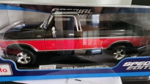 1979 ford F-150 2 TONE BLACK / RED PICK UP DIE CAST  1/18" SCALE LIMITED EDITION - Picture 1 of 5