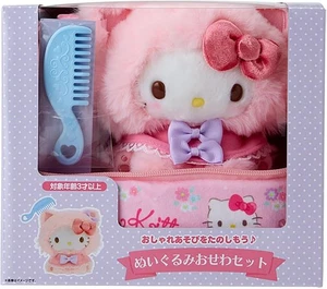 Sanrio 363553 Hello Kitty Plush Care Set Kitten NEW from Japan - Picture 1 of 8