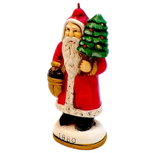 1880 Weihnachtsmann Figur roter Mantel mit Baum - Heiligabend Inc. Korea 1984 - Bild 1 von 12