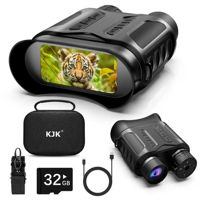 4K Digital Night Vision Goggles Binoculars for Total Darkness, Infrared Digit... - Image 1 of 4