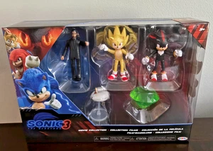 Sonic Hedgehog 3 Agent Stone, Shadow, Master Emerald, Super Sonic & Burrito 5er Set - Bild 1 von 4