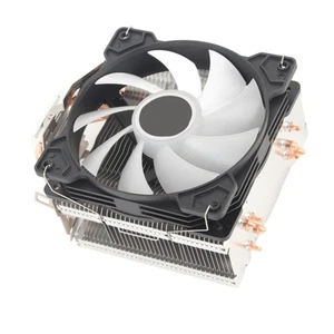 CPU Fan Desktop Mute Tower CPU Radiator Four Copper Tube Pure Copper RGB Chas FY - Afbeelding 1 van 23