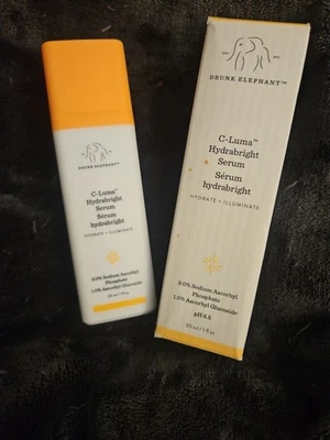 Drunk Elephant C-Luma Hydrabright Serum 1 fl oz (30 Ml)  Retail $68 NIB - Image 1 of 4