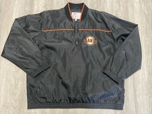 Vintage San Francisco Giants G-III Carl Banks Pullover 1/2 Zip SF Jacket X-Large - Picture 1 of 21
