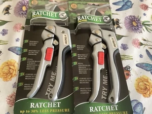 2 X Darlac Super Classic Ratchet Pruners DP744 Max Cut 25mm FREE POST 18+ - Picture 1 of 5