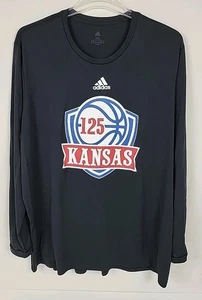 Adidas KU Kansas University Jayhawks 125 Años de Baloncesto Talla 3XL Poliéster - Imagen 1 de 13