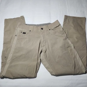 KUHL Pants Men's 30x32 Beige Radikl Stretch Performance Hiking 7 Pocket Nature - Picture 1 of 14