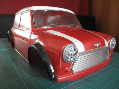 nur für Display, 1/10 TAMIYA Mini Cooper Karosserie, Artikel 718, TAMIYA - Bild 1 von 4