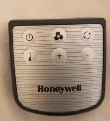 Honeywell Black & Silver Wireless 6-Button Remote Control For Tower Fan - Image 1 of 2
