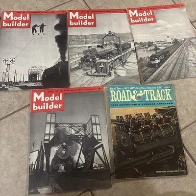 1949 Model Builder Magazine Lot, Lionel Train, The Magazine Of Model Railroading - Image 1 of 4