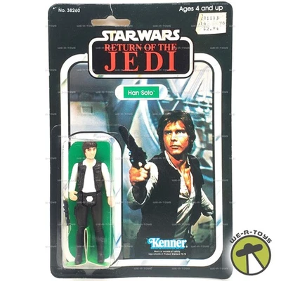 Figura de acción Star Wars El Retorno del Jedi Han Solo 65 Back 1983 Kenner #38260 Foto 1 de 4