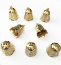 TtoyouU 8pcs 2" Brass Tibetan Bells Feng Shui Bells-Christmas Gift