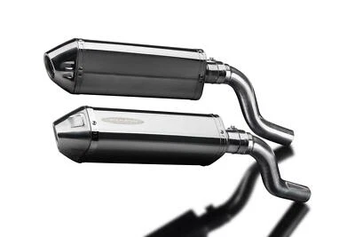 Delkevic 13" Stainless Tri-Ovall Mufflers - Kawasaki Ninja 1000 - 14-17 Exhaust - Imagem 1 de 3