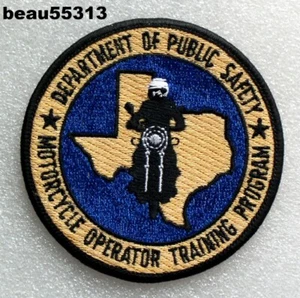 ⭐TEXAS MOTORCYCLE OPERATOR TRAINING PROGRAM DEPARTMENT OF PUBLIC SAFETY PATCH - Picture 1 of 1