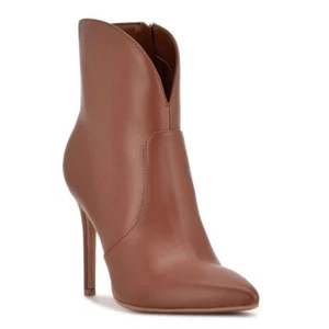Nuevo con etiquetas Botines Nine West Tunes Tacón Alto Marrón Talla 10 - Imagen 1 de 5