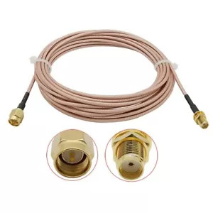 2M SMA Male to Female Coaxial Extension Cable Antenna Aerial Wi-F Router UK Sell - Picture 1 of 6