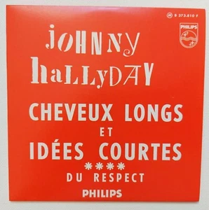 JOHNNY HALLYDAY - "CHEVEUX LONGS (PROMO)" ♦ CD Single ♦ - Imagen 1 de 2