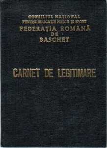 Romania, 1983, Romanian Basketball Federation - Member Card & Brevet - Picture 1 of 7