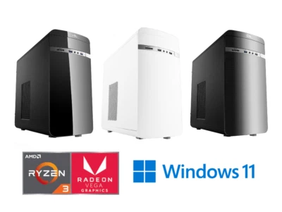 Office Computer PC Windows 11 | AMD Ryzen 3 3200G | DVD Brenner | 16GB RAM - Bild 1 von 4