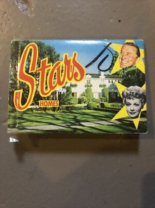 Vintage Plastichrome Stars Homes Cards Lucille Ball Doris Day Kirk Douglas