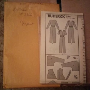 BUTTERICK #3366 DAMEN JUMPSUIT MUSTER (Gr: 18-20-22) UNGESCHNITTEN - Bild 1 von 1