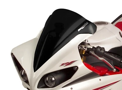 09-14 Yamaha R1 BLACK Hotbodies GP Bubble Windshield Windscreen 80901-1607 - Image 1 of 2