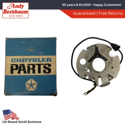 Dodge Desoto Chrysler Plymouth 1957-1960 Distribuidor Placa de interruptor 1843482 Nuevo de Lote Antiguo Foto 1 de 4