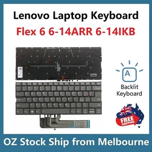 Keyboard For Lenovo IdeaPad Flex 6 6-14ARR 6-14IKB 81EM 81AH US Backlit - Picture 1 of 9