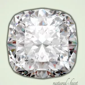 2.02 Carat I/SI1/Ideal Cut Square Cushion AGI Certified Diamond 7.71x6.83x4.60mm - Picture 1 of 4