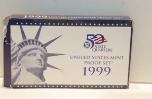 1999 Clad Proof Set U.S. Mint Original Government Packaging... - Picture 1 of 4