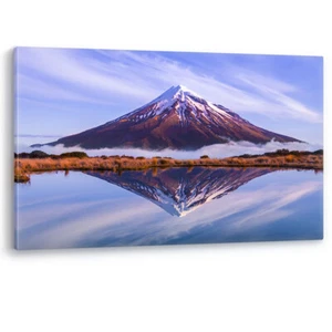 Mount Taranaki New Zealand Large Canvas Wall Art Picture Print - Picture 1 of 5