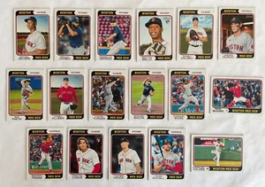 Red Sox 2023 Topps Heritage + High Number Base Team Set *17 cards* Yoshida Casas - Picture 1 of 1