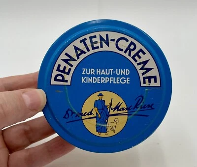Penaten-Creme Tin Can With Lid Empty 150 ml German Vintage - image 1 of 4