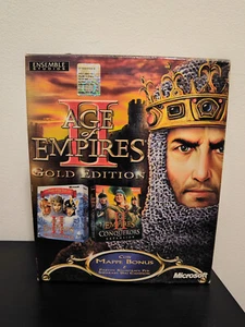 AGE OF EMPIRES 2 GOLD EDITION THE AGE OF KINGS THE CONQUERORS PC ITA COMPLETO - Imagen 1 de 4