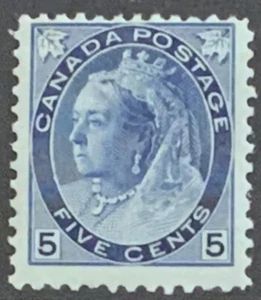 CANADÁ 1898 5 CENTAVOS SG157 MONTADO COMO NUEVO .CAT £110 - Imagen 1 de 2