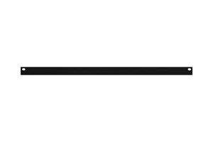 Elite Core RP.5U-BLANK Rack-Panel, 0,5 HE leer - Bild 1 von 1