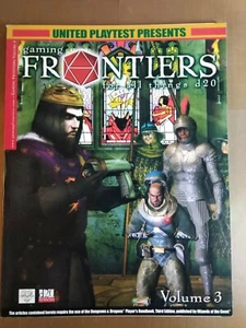 Gaming Frontiers Vol 3 (softcover 2002) for all things d20 - Picture 1 of 3