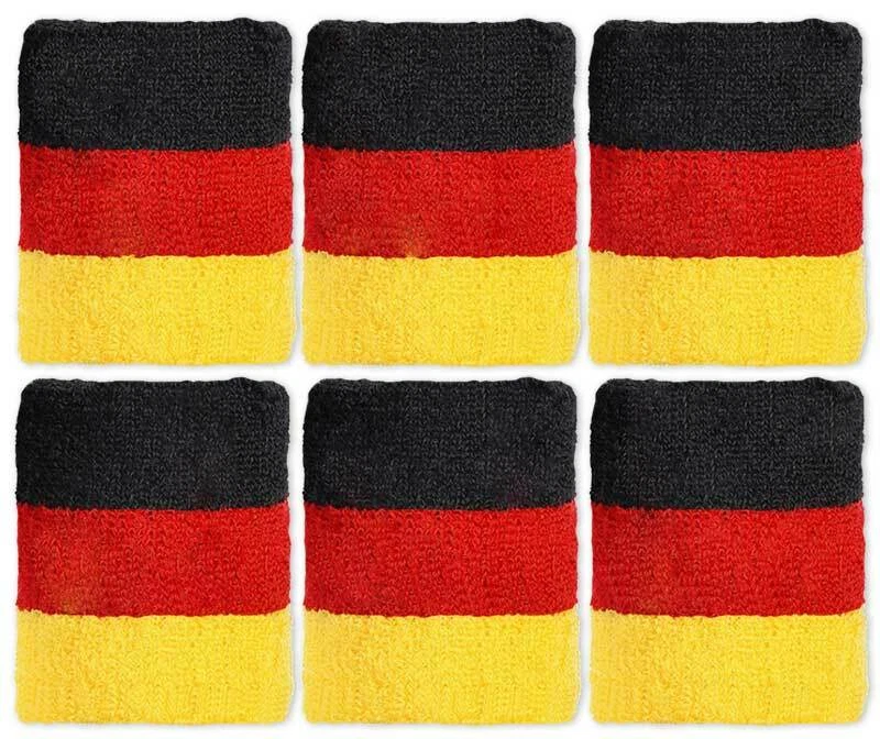 KRÜGER & GREGORIADES, IM + EXPORT GMBH Schweißband Pulswärmer Deutschland Germany Fußball Fanartikel Accessoires WM EM