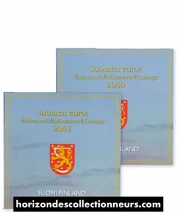 #9646 -BU FINLANDE Coffret introduction de l’euro 2000, 2001 - Imagen 1 de 1