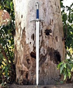 Custom Handmade Knights / Narsil /Crown outdoor Sharp Gift Sword with Sheath. - Picture 1 of 5