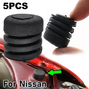 5pcs Car Bumper Bonnet Hood Lid Tailgate Rubber Stop Buffer Cushion For Nissan - Picture 1 of 12