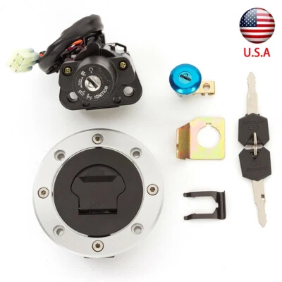 Ajuste Suzuki GSXR1300 Hayabusa 1999-2007 Llave Interruptor de encendido Combustible Gas Tapa Cubierta EE. UU. Foto 1 de 4