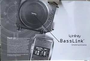 Infinity Class-D BassLink Amplificado 10" Subwoofer Instalación Manual de Operación - Imagen 1 de 2