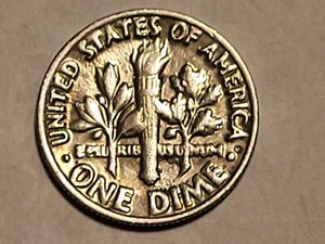 1984 P Roosevelt Dime Major DDR o scontro al retro - Foto 1 di 9