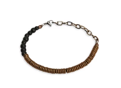 The Monotype The Brody Copper & Wood Beaded Bracelet Black Multi - Изображение 1 из 2