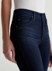 AG Adriano Goldschmied The Farrah Skinny Denim Jeans Damen 27R High Rise Navy - Bild 1 von 7