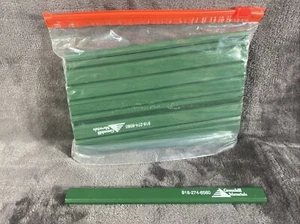 (24) Carpenter Pencils -Greenhill Materials Color: Green Flat Pencil Unsharpened - Picture 1 of 1