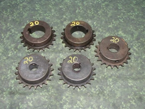 (5) Martin 40BS20 Size 40 Chain Sprocket - 20 Tooth Various Bores (41965-E4) - Picture 1 of 2