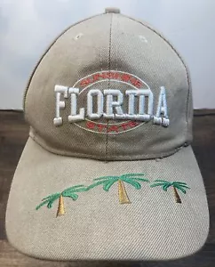 Gorra de béisbol ajustable Florida Sunshine State bordada marrón 3D Strapbac - Imagen 1 de 10